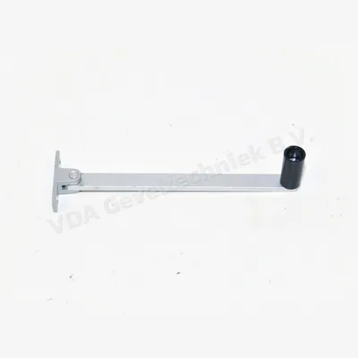 Raamuitzetter aluminium raamvalschaar 150mm zilver/zwarte hendel