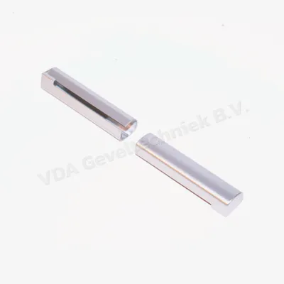 Winkhaus afdekkap onderscharnier FLK FWV LS F9 Links Zilver RVS Look