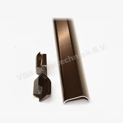 Aubi Siegenia afdekkap met eindstukken PSK 160 Gr. 130 Ral8022 B1