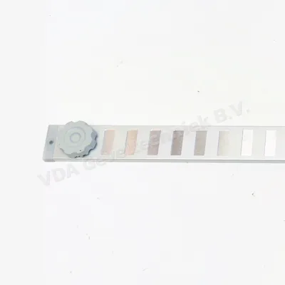 Gavo afsluitbaar schuifrooster opbouw aluminium met regelstand Breedte: 700 mm Hoogte: 40 mm