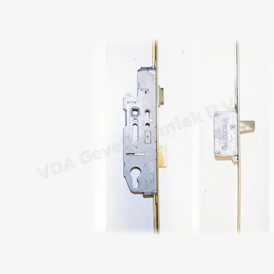 Schuring Meerpuntssluiting Drn 35/92/8 F16 2100 mm Sleutelbediend 2 x Valschoot Vrpl geel HoH boven 600 onder 775
