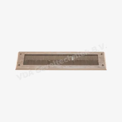 Gezu Doorline binnentochtborstel t.b.v. brievenbus zwart 340 x 80 mm