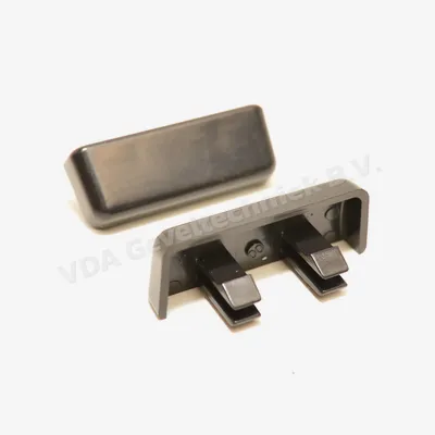 ASA afwateringskapje zwart 36x14mm (21x5mm sparing ) (prijs per stuk, minimale afname 10 stuks)