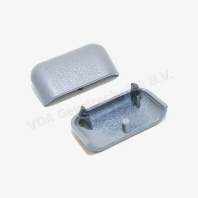 Alcoa Kawneer Afwaterings kapje midden grijs structuur 35 x 18 mm (prijs per stuk, minimale afname 10 stuks)