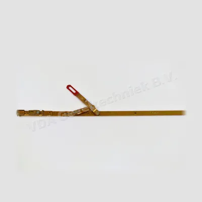 Roto Centro 100 stolpvleugelespagnolet (Getriebe) met variabele FFH-maten GR.665 / 250 Met kiepdeel 5/6,5/16MM. Met rode hendel. 601-800