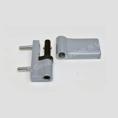 Dr. Hahn 2-delig scharnier KT-V 6R FIX 003 zilver opdek 18-23 mm. P58090F05 - 232170053