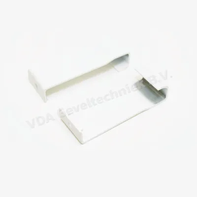 BKV scharnierkap Wit Ral9016 met verstel gat