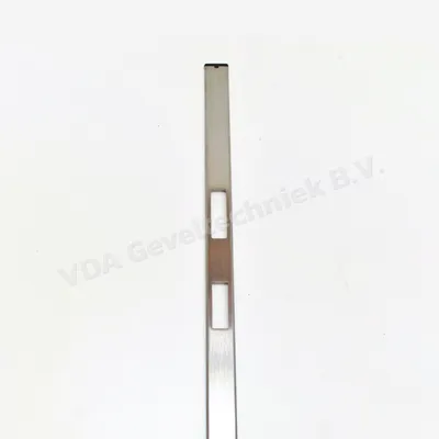 Wilka verlengde Renovatie sluitplaat 24 x 6 x 380 mm zonder montagegaten . rechts en links bruikbaar