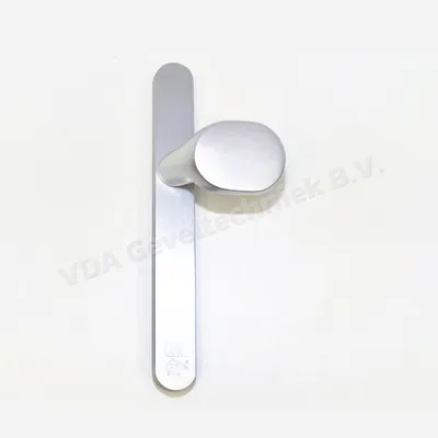 Stalufor Duwer Schild Buiten PZ 92 32 x 250 mm afgerond SKG*** geen schroef - stift op Ami gatenpatroon