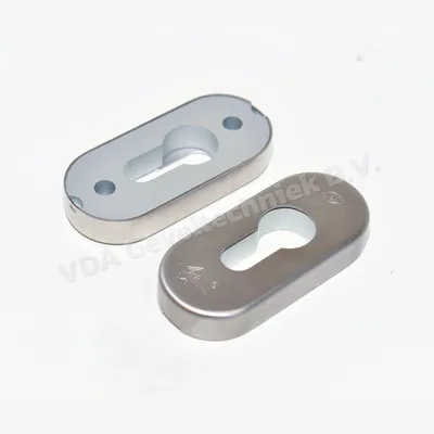 HvN/Q CILINDERROZET 493 RVS-GEBORSTELD D=10,5MM OVAAL EXCL. BEV SET SKG2