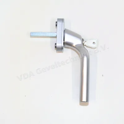 Ami raamkruk/raamgreep verkropt links afsluitbaar stift 7x50 mm type 832 ovale rozet