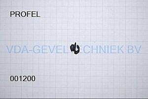Profel binnendichting rubber 12 D676 (prijs per meter