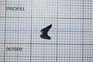 Profel insteekrubber 76 D072 (prijs per meter