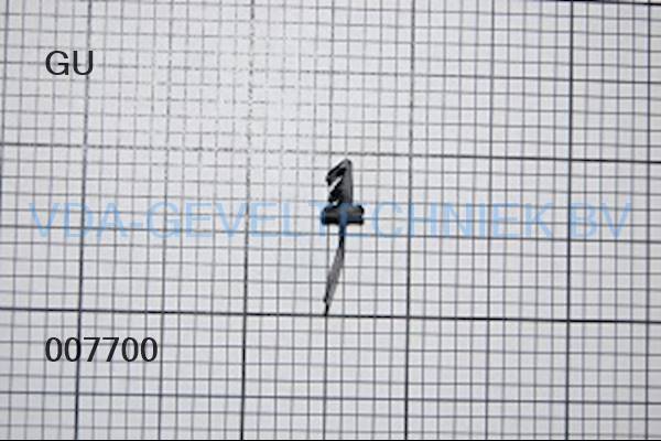 Deventer middendichting tochtprofiel rubber 77 S5507 (prijs per meter