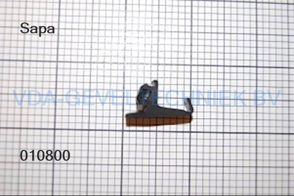 Sapa middendichting rubber 71R001 (prijs per meter