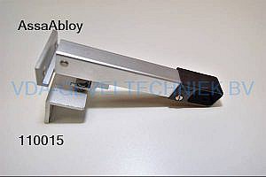 Assa Abloy raamuitzetter bruin/alu 150mm