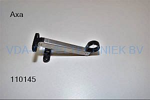 Axa raamuitzetter zwart/rvs 100mm