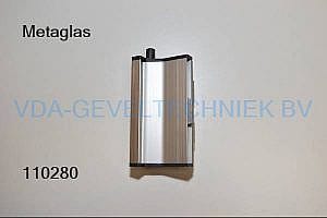 Metaglas schuifraamgreep Links 7020L (kruk)