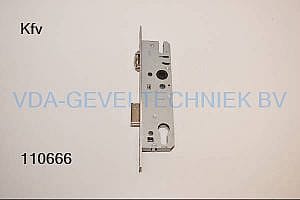 KFV 61-PZW rolschoot - nachtslot Drn 35 / 92 / F24 x 245 mm RVS met krukgat