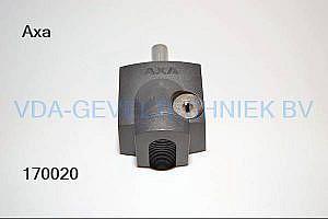 AXA oplegslot/cilinder antraciet  3012-20-97/G