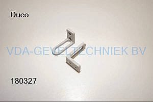 Ami deurkruk langschild Buiten 380 Rota 257/32/8 alu zilver blind 599956