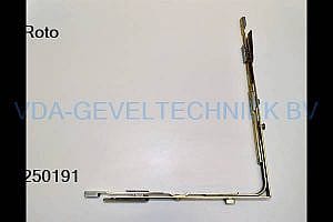 Roto onderste hoekoverbrenging (Eckumlenkung) schuifkiep