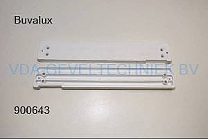 Buva/Whitco onderlegplaat t.b.v. raamuitzetter/Winder RAL9016