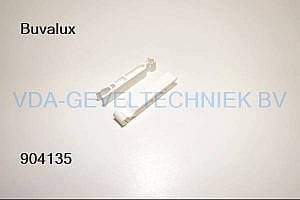 Buva hendel 67mm zwart ventilatie/rooster