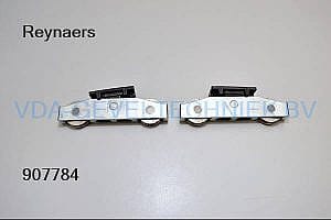 Reynaers 626906 wielen rvs 200kg dubbel t.b.v. schuifdeur (set) 6602.1