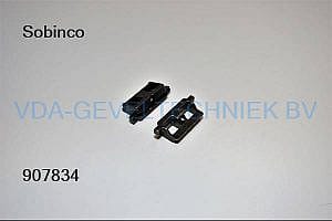 Sobinco sluitstuk zwart dubbel