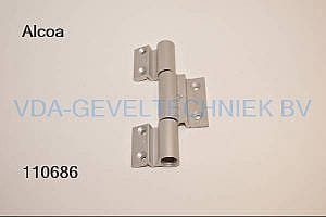 Alcoa scharnier 3-delig 3 delig