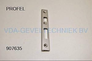 Profel sluitplaat pen/haak A906 EM