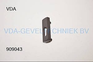 Cilinder rozet bruin HOH maat