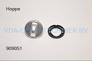Hoppe WC rozet sleufknop/draaiknop F1