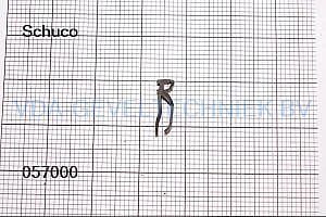 Schuco glasafdichting bruin 570 284839 (prijs per meter