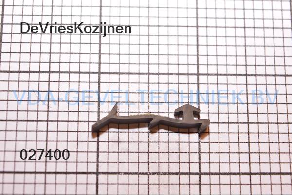 Rubber Type 274. De Vries Kozijnen DVK RSB025 (Afdichting) (Gummi)