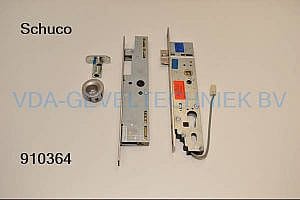 Schuco onderdeel electrisch Anti-Paniekslotset met Riegelfallenslot en tegenkast voor 2-vleugelige antipaniekdeur Drn 35 rechts 211876-B03