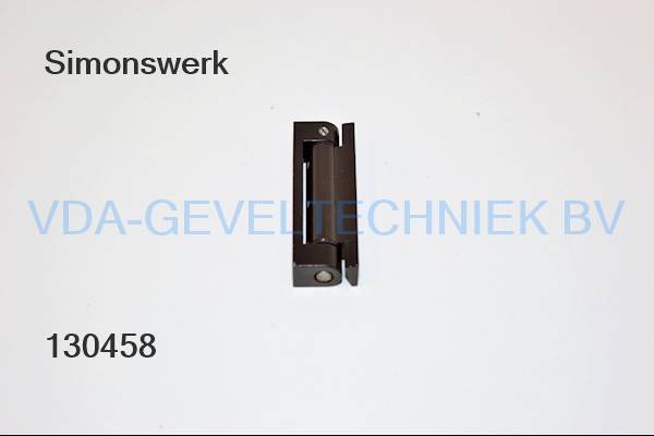 Simonswerk blokscharnier RAL8014 Bruin K3281-C14 Met stiftzekering