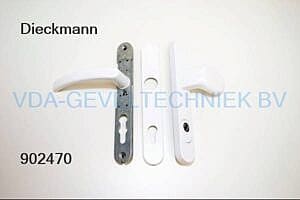 Dieckmann kn/kr garnituur wit 2000/K2/2535