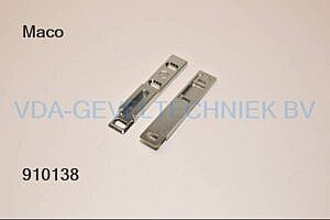 Maco  Kiep - Draai sluitplaat  MM Eurofalz  20 mm  Rechts / links  Silber   363797