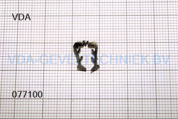 VDA glasdichting rubber 771 t.b.v. rooster op het glas (prijs per meter