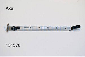 Axa raamuitzetter 300mm zwart 2635-30-49 brede hoek