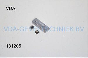 Roto ALU 540 I KLEMSTUK voor scharnier. DF TORX 728966