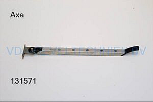 Axa raamuitzetter 300mm zwart 2635-30-49 brede hoek naar beneden gericht