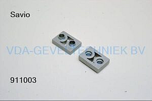 Savio vulblok voor scharnier Mechanica serie 8.5 mm dik 1145.406 / 275. Voor aluminium scharnieren opbouw.