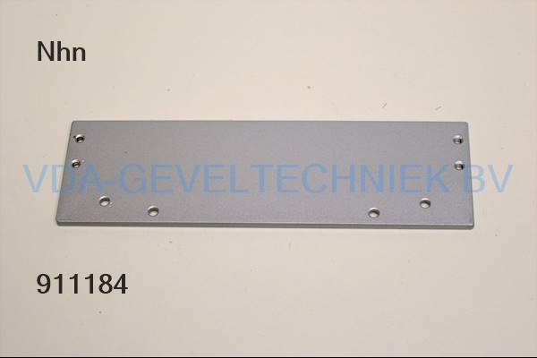 NHN Vlakke Montageplaat  247 x 75 mm  zilver RAL9006