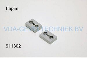 Fapim vulblok voor scharnier Loira 10mm dik Voor aluminium scharnieren. Opbouw. 6666S10 per stuk