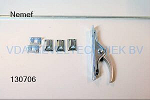 Nemef Pompespagnolet garnituur + 9 mm staaf 2250