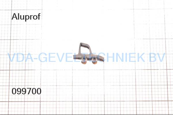 Aluprof middendichting rubber K8G000280 (prijs per meter