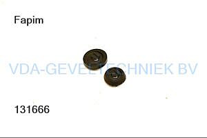 Fapim WAXG910 scharnier kapjes (setje) zwart